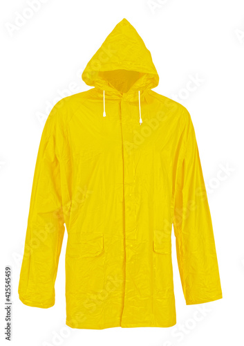 raincoat isolated on white background photo