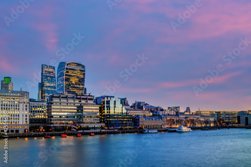 London city skyline, cityscape in UK  England © f11photo