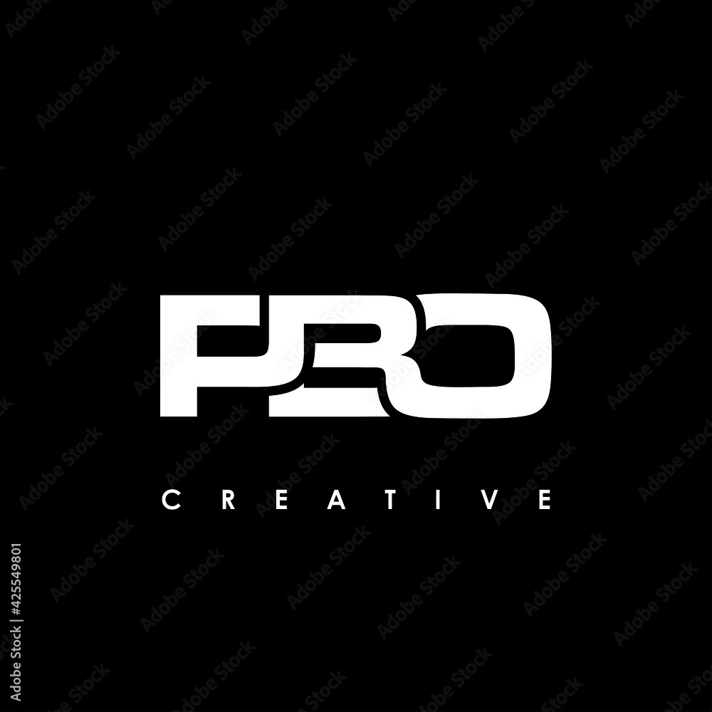 PBO Letter Initial Logo Design Template Vector Illustration PBO Letter Initial Logo Design Template Vector Illustration
