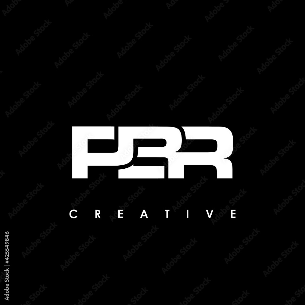 PBR Letter Initial Logo Design Template Vector Illustration PBR Letter Initial Logo Design Template Vector Illustration
