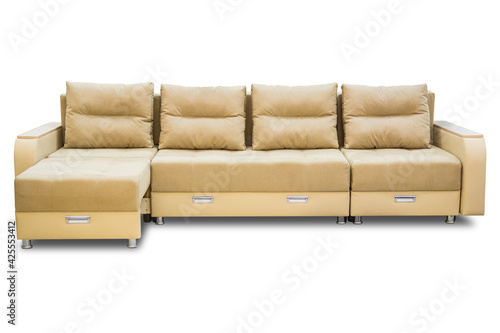 Soft furniture on a white background in isolation