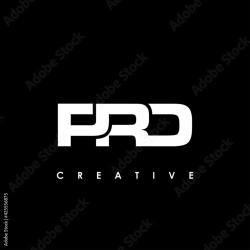PRD Letter Initial Logo Design Template Vector Illustration