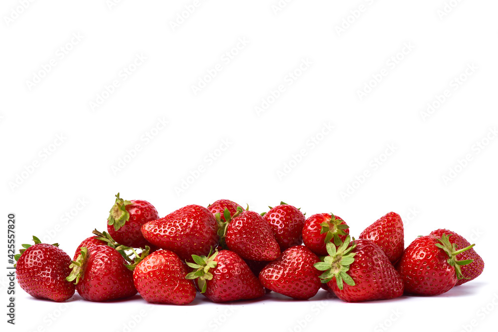 Studio shot of Fresh strawberry isolated on white background Studio shot of Fresh strawberry isolated on white background