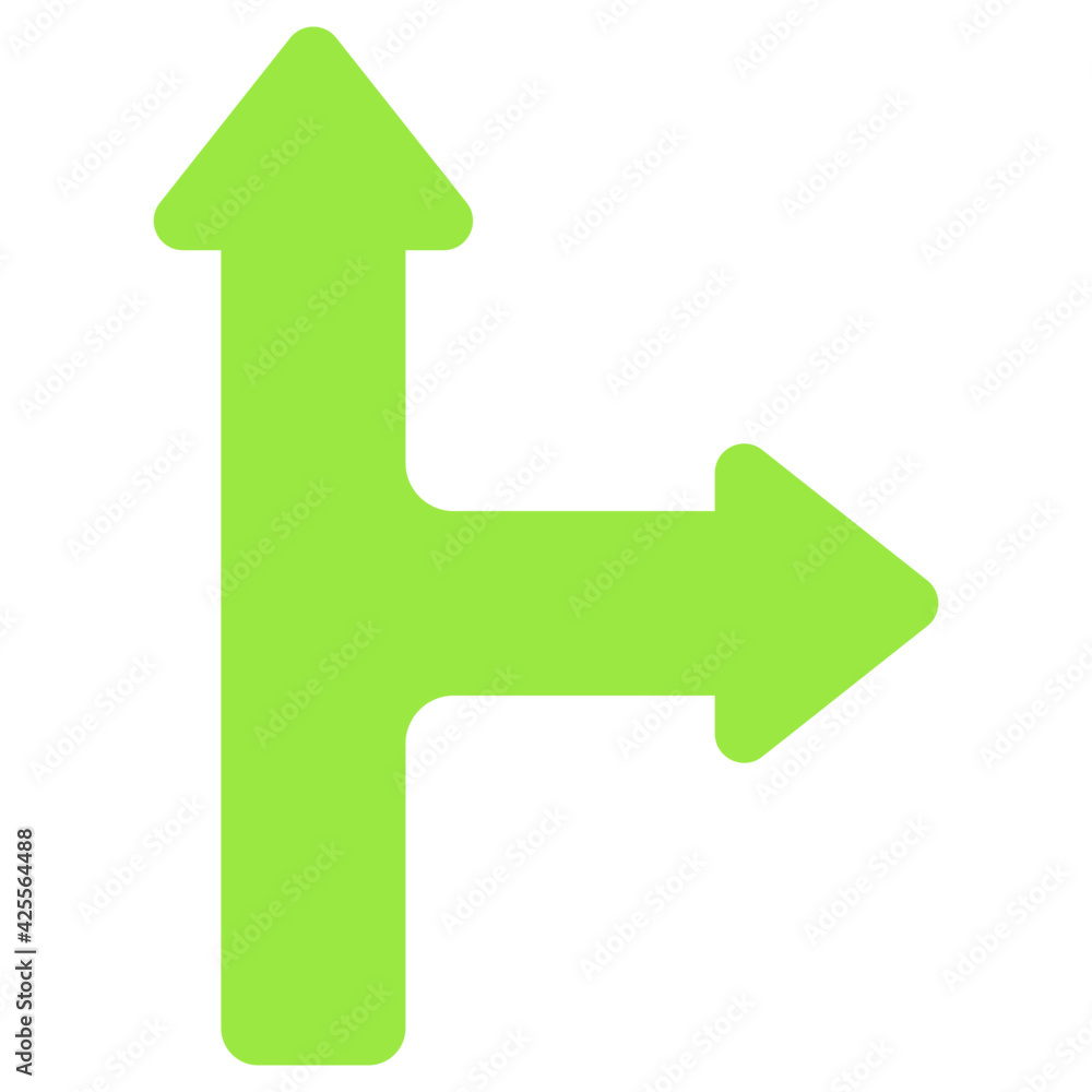 A trendy vector design of directional arrows A trendy vector design of directional arrows
