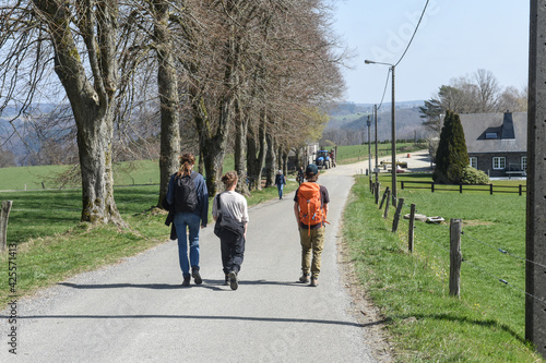 Bild auf Leinwand Belgique Wallonie Ardenne ballade promenade loisir paysage Bouillon Corbion bois