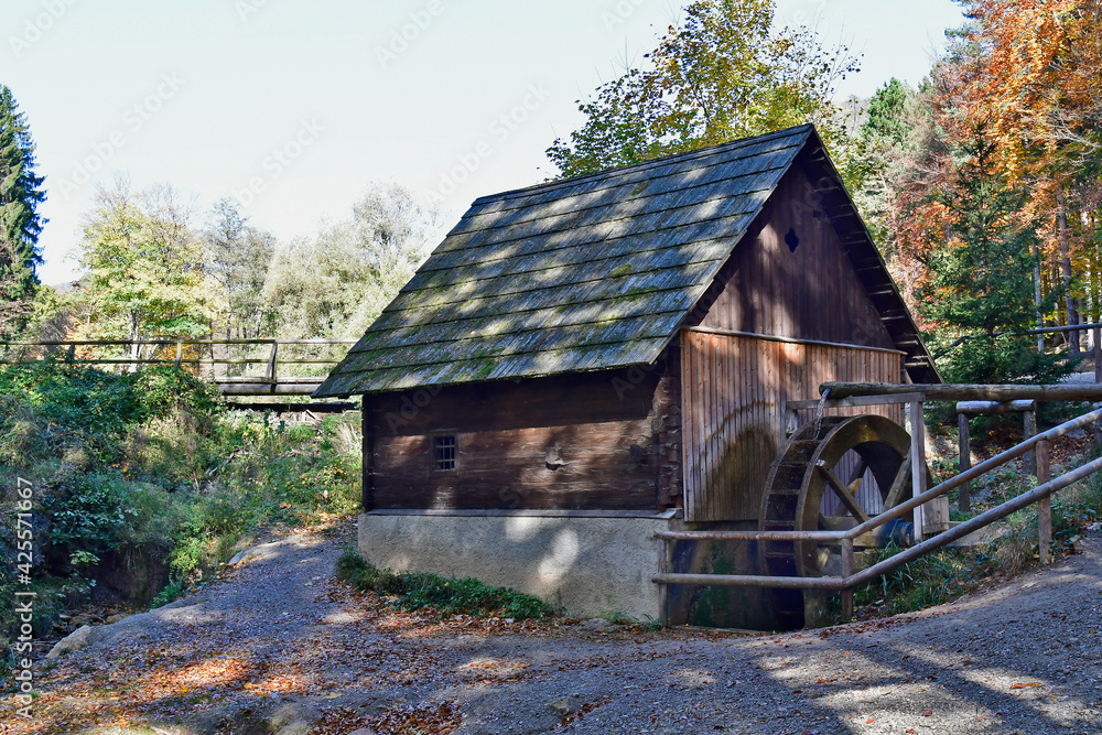 Austria, Wienerwald, Water Mill Austria, Wienerwald, Water Mill