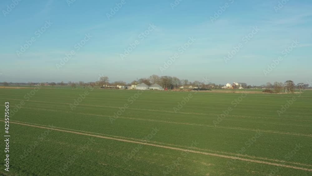 Biogasanlage aus der Luft Perspektive mit einer Drohne aufgenommen Biogasanlage aus der Luft Perspektive mit einer Drohne aufgenommen