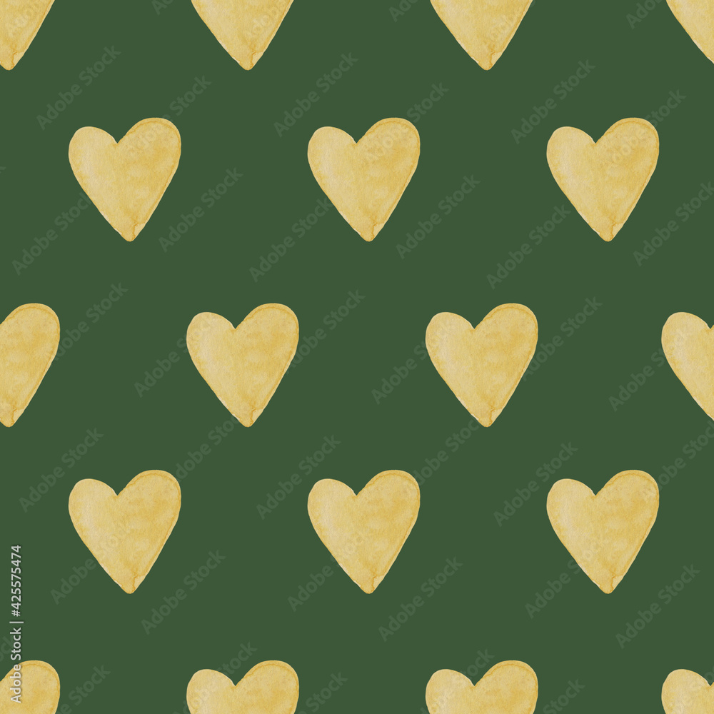 Obraz premium Organic shapes naive pattern