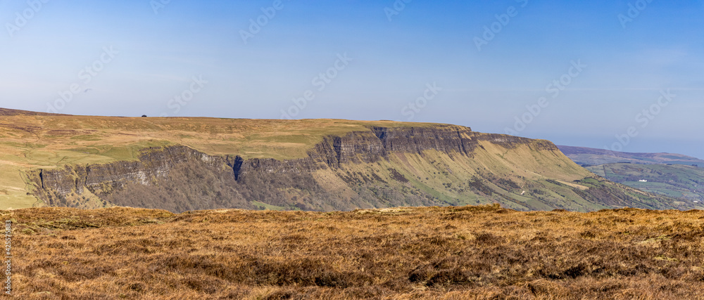 Lurigethan, Glacial carving, Glenariff, Glens of Antrim, Causeway coast and glens, County Antrim, Northern Ireland