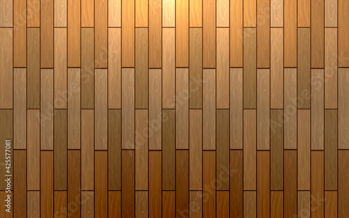 Vector wooden parquet floor. Laminate. View from above