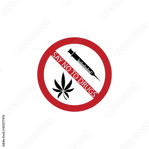 International Day Against Drug Abuse and Illicit Trafficking Vector Design