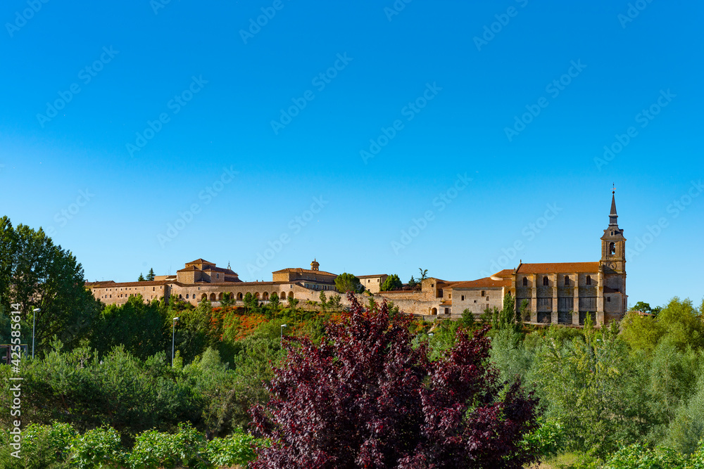 Fototapeta premium Collegiate church of San Pedro de Cervatos, Lerma village, Province of Burgos, Spain