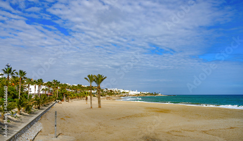 Fototapeta Naklejka Na Ścianę i Meble -  Mojacar Beach, Mojacar, Almeria, Andalusia, Spain