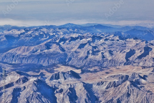 Luftaufnahmen der Sierra Nevada