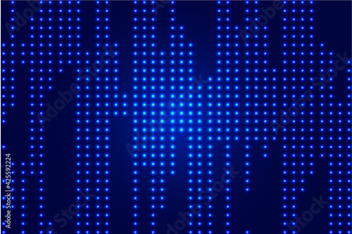 Vector blue technology background. Neutral digital web banner.