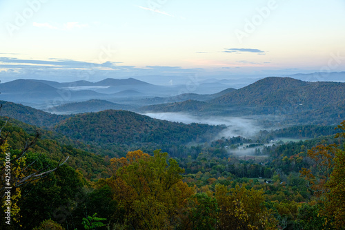 View from the Blue Ridge Parkway. North Carolina © Vitor