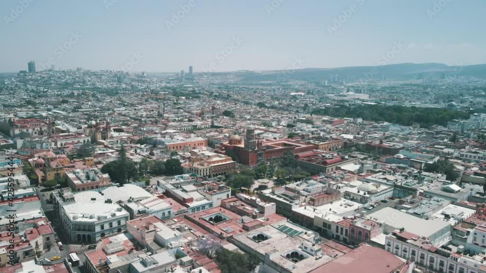 Rotational view of Queretaro main plaza Rotational view of Queretaro main plaza