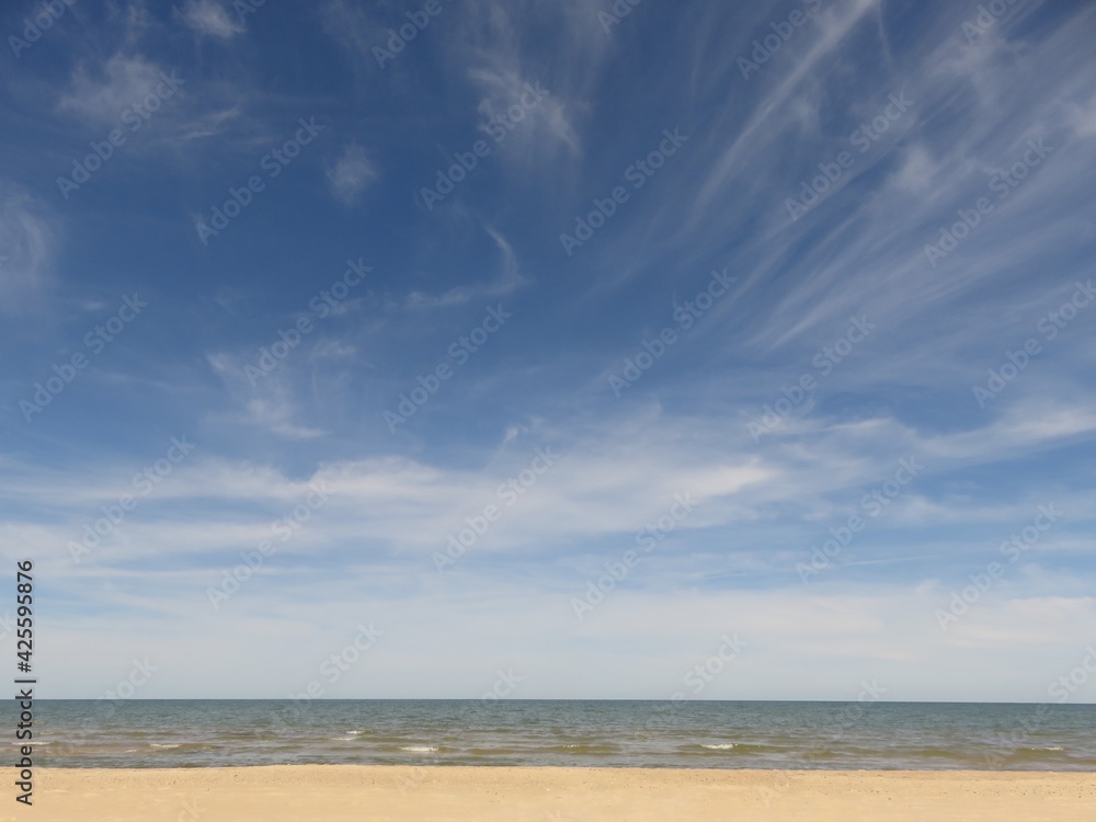 beach and sky