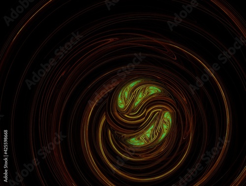 Imaginatory fractal background generated Image