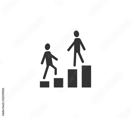 Mentor icon. Simple element illustration. mentor concept symbol design. Can be used for web and mobile.
