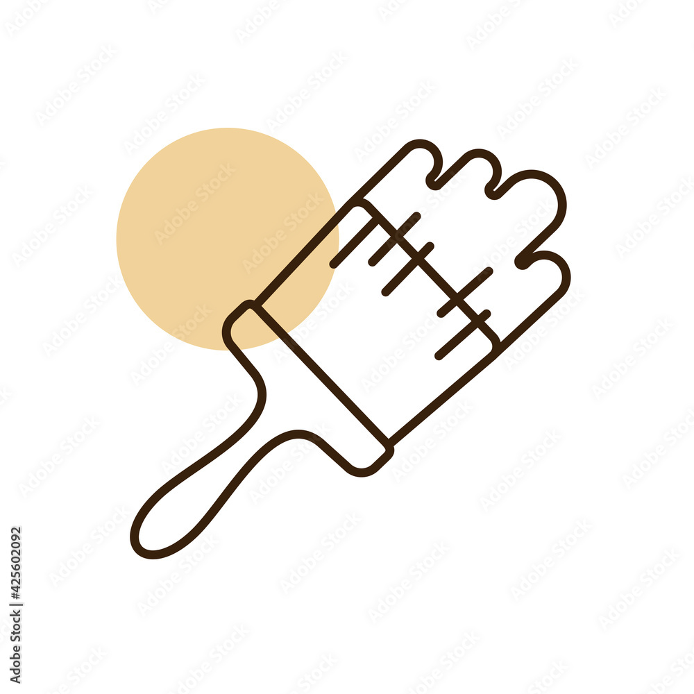 Paint brush vector flat icon. Construction, repair Paint brush vector flat icon. Construction, repair