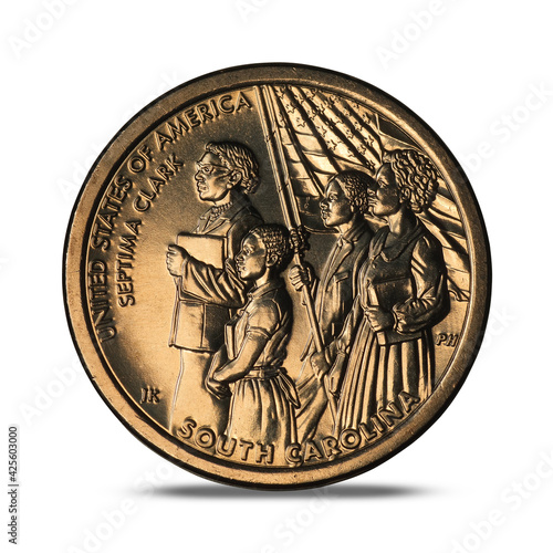 Obraz na plátně One dollar commemorative coin