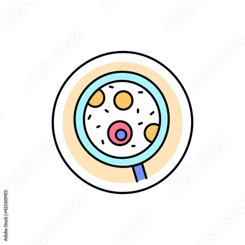 Oncology color line icon. Pictogram for web page, mobile app
