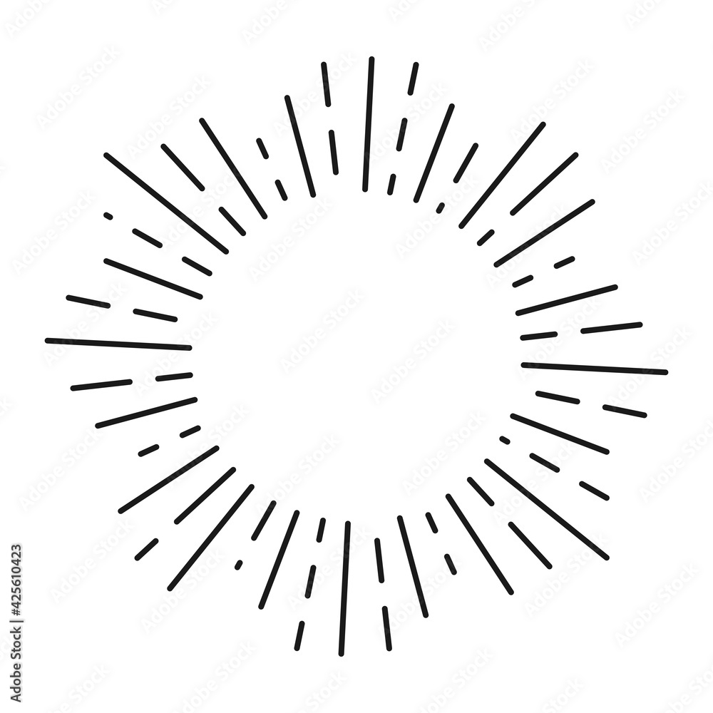 Sunburst or starburst cirlce frame in vector Sunburst or starburst cirlce frame in vector