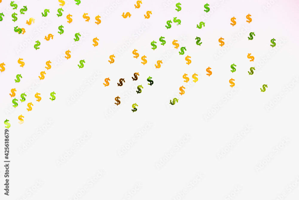 dollars on a white background, dollar sign on a white background dollars on a white background, dollar sign on a white background