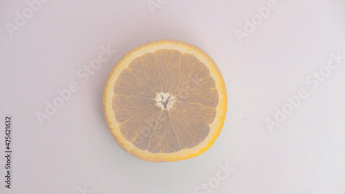 orange citrus slice on background vegan vegeterian healthy