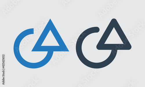 Arrow vector icon sign, entry vector sign, exit vector sign.