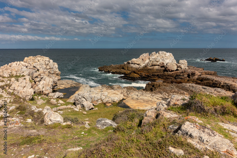 Coastal view at Hermanus, Cape Region, South Africa
