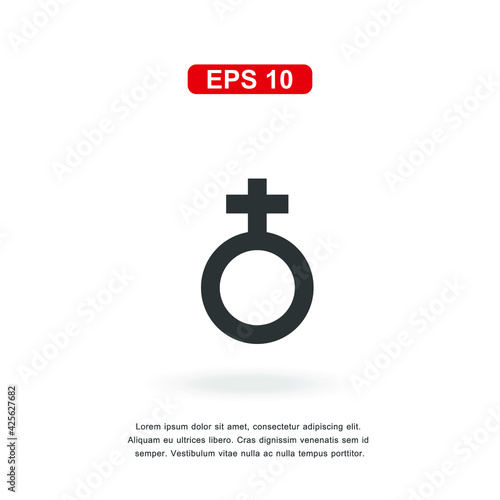 web icon gender sign isolated on white background. Simple vector illustration.