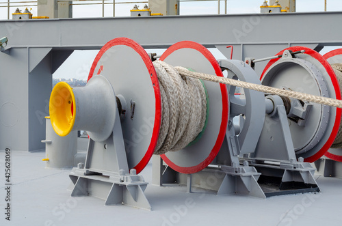 Tableau sur toile Mooring winch