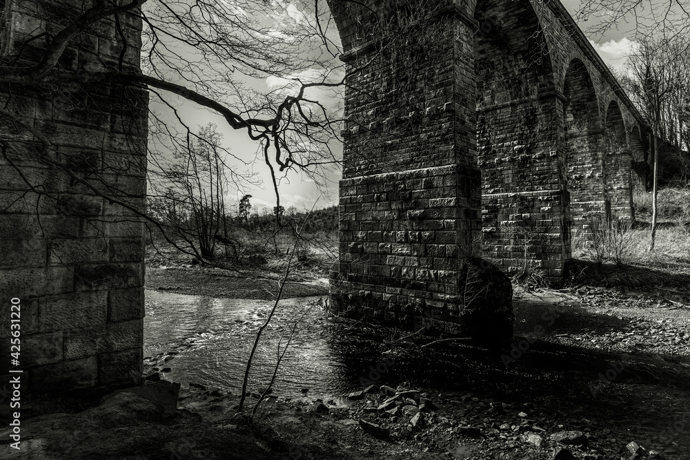 Fototapeta premium an old brick Viaduct