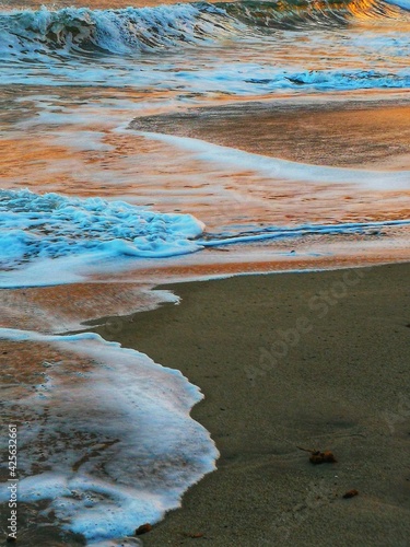 waves on the beach