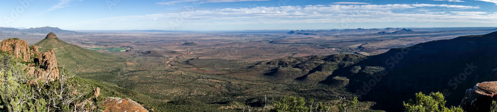 View of the arid mainland in the Cape Town region, Anysberg Nature Reserve, South Africa