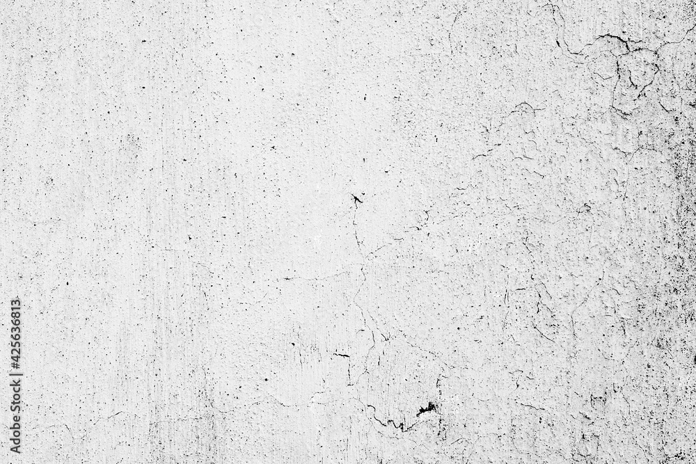 Obraz premium Texture of a concrete wall with cracks and scratches which can be used as a background