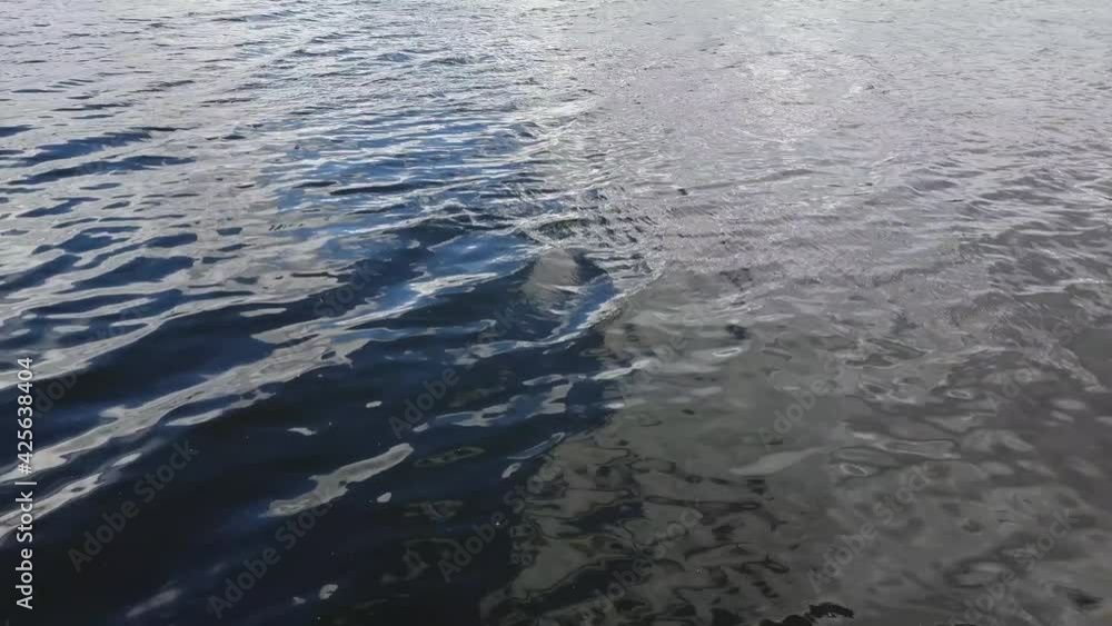Running small waves on the river. Running small waves on the river.