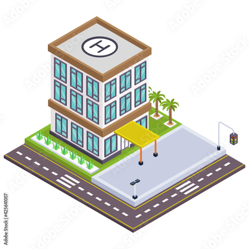 
Download this premium isometric icon of pharmacy 

