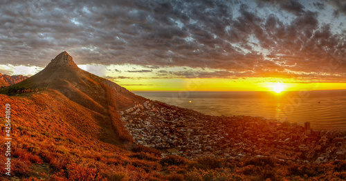 Sunset from Signal Hill  Cape Town  South Africa