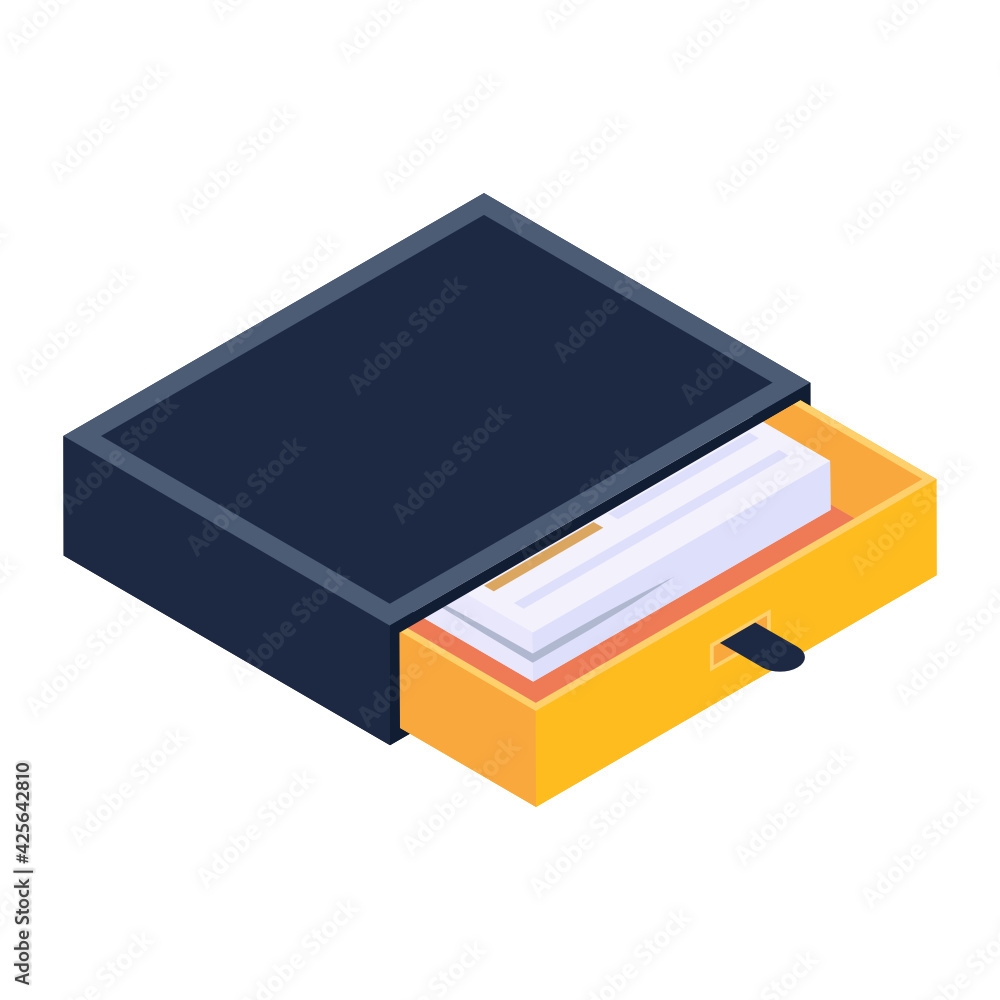 A slider box icon in an isometric design
A slider box icon in an isometric design