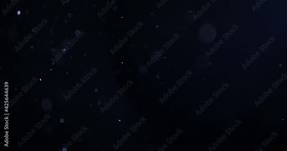 Shot of real dust particles floating in the air. Dust Particles Background. Macro slow motion shot, Use blending mode (screen) Shot of real dust particles floating in the air. Dust Particles Background. Macro slow motion shot, Use blending mode (screen)