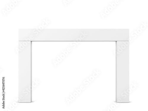 Blank event arch mockup