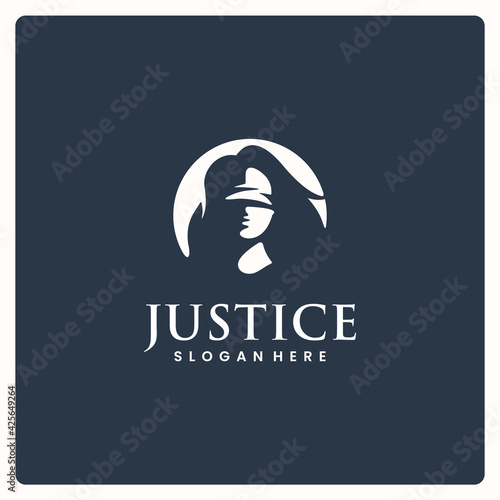 justice ,woman blind ,legal, logo design and business card