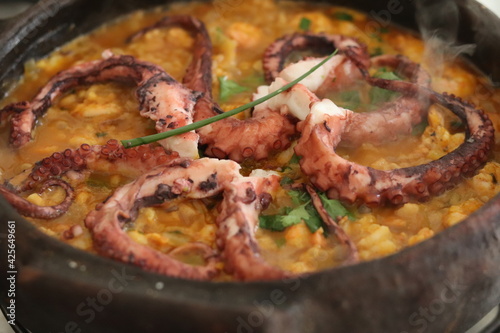 Seafood rice, brazilian food
