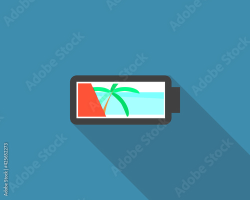 low battery due to post-vacation blues or post-travel depression after travelling