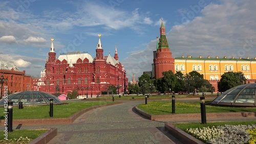 Historical Museum in Moscow. 4K.