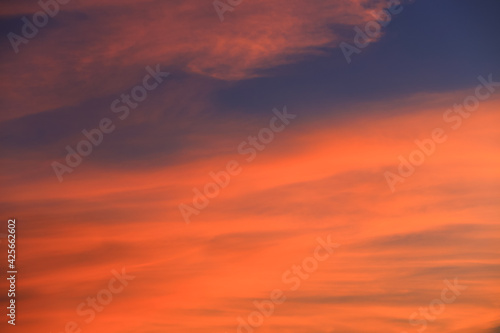 Sky at sunset,Twilight sky after sunset © kamoljindamanee