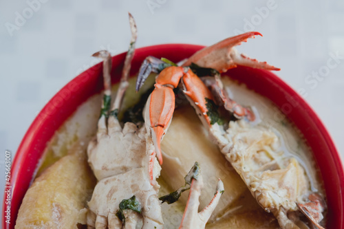 Sopa de cangrejo o jaiba